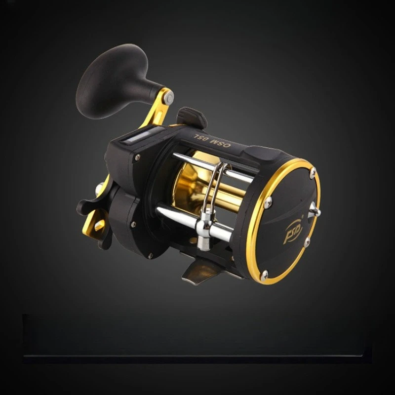 

Катушка для морской рыбалки, сверхмощная катушка для глубоководного троллинга с металлическим направляющим рычагом, профессиональные рыболовные снасти для морской лодки