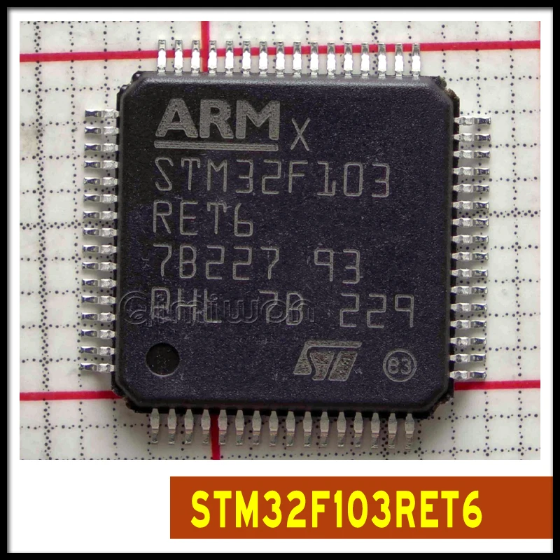 IN STOCK 5PCS~20PCS/LOT STM32F103RET6 STM32F103RETb STM32F103 RET6 LQFP64