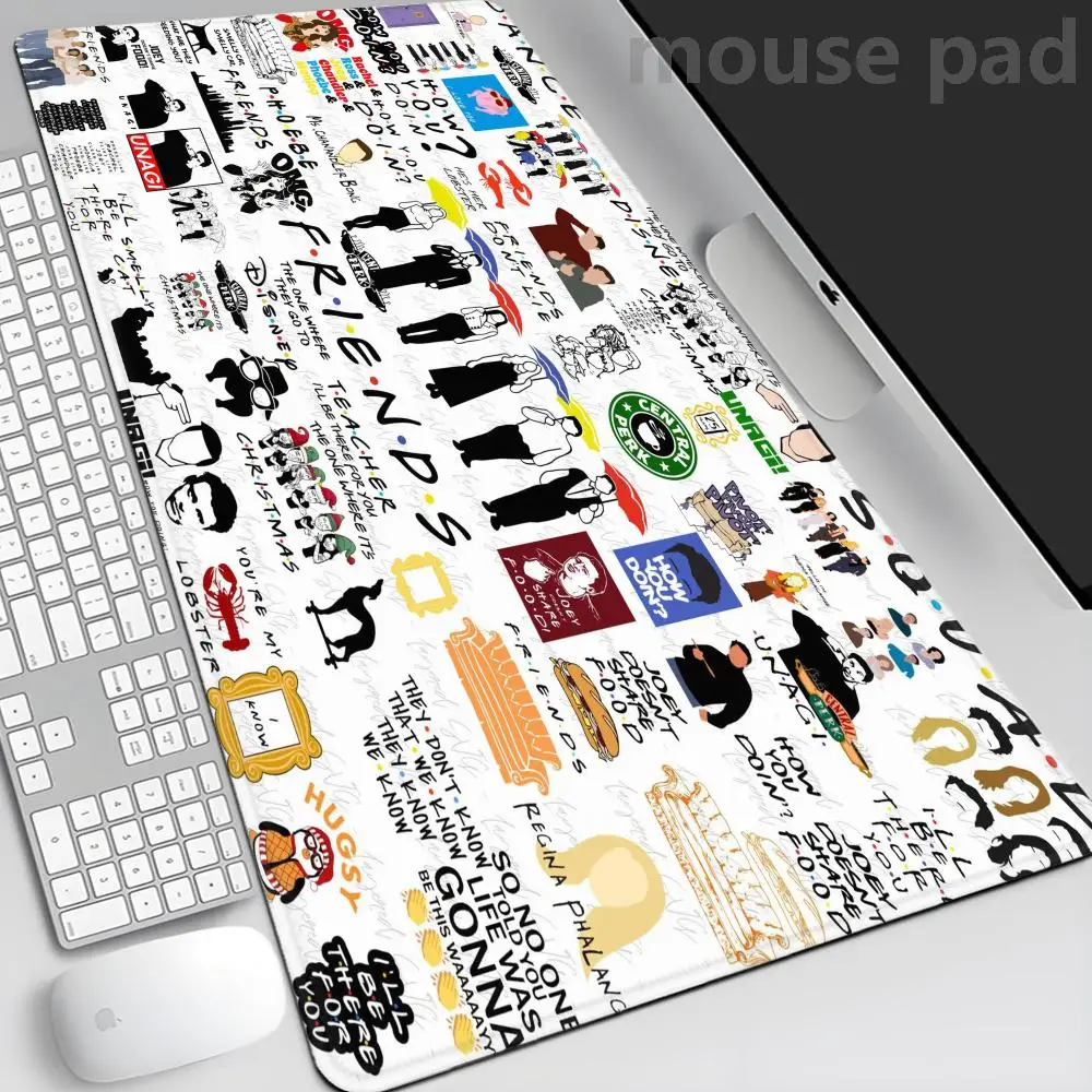 

F-Friends Show F-Friend TV Mouse Pad Non-slip Thickened MousePad Gaming Cushion Large Writing Lockedge Office Student