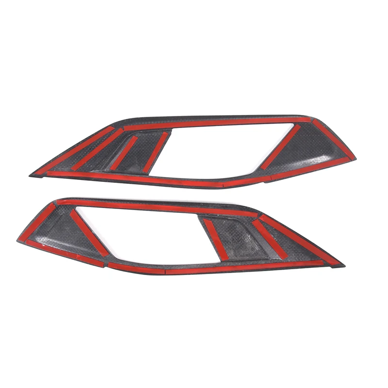 2pcs Real Carbon Fiber Car Inner Door Handle Cover Trim Car Styling Accessories For BMW 4 Series G22 G23 2022