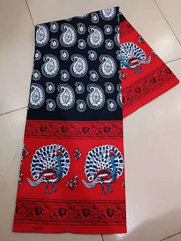 Most popular Veritable African Wax Real Fabric 100% cotton Ghana Nigeria Style 6 yards High Quality Ankara Prints wax Material