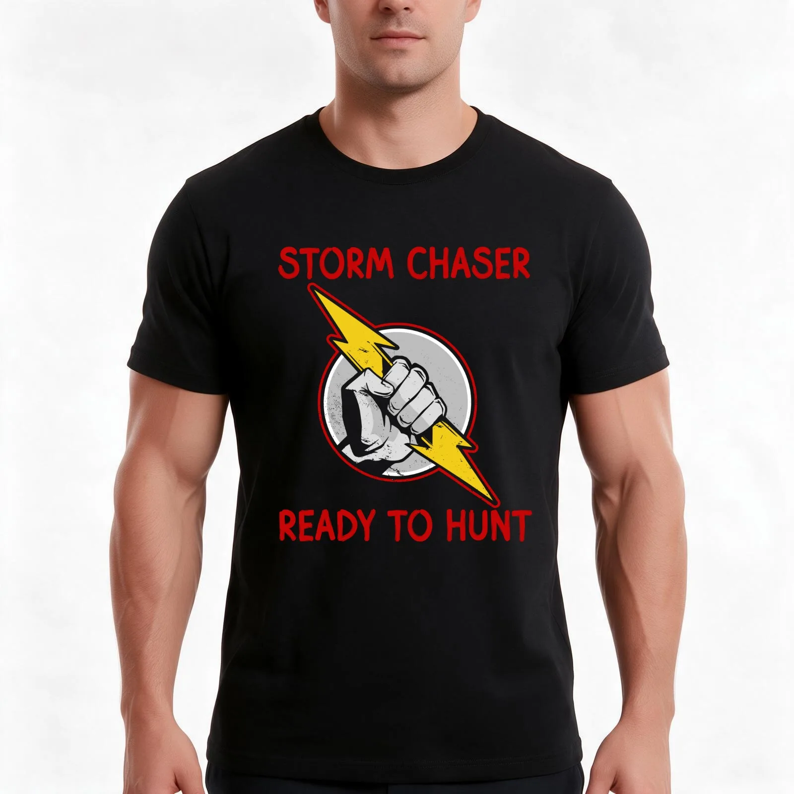 Storm Chaser Ready To Hunt Weather T-Shirt Summer Casual Cotton Tee Oversized Streetwear Tops Vintage Graphic Print