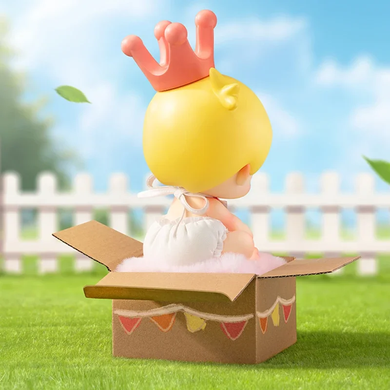 

POPMART Baby Molly Blow The Wind Doll Cute Anime Figure Desktop Ornaments Collection Gift