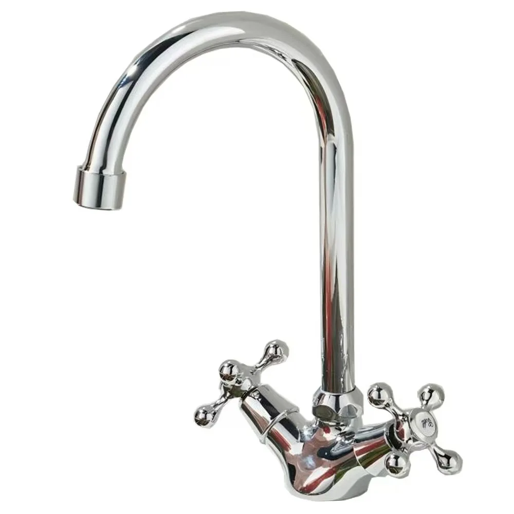 Modern Foreign Trade Kitchen Faucet Hot/Cold Wash Basin Sink with Universal Tube Ceramic Valve Core