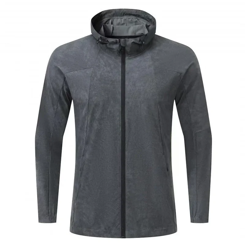 Men's Sports Fitness Long Sleeve Hooded Jacket Top Casual Slim Running Training Clothing Outdoor Jogging Sweatshirts