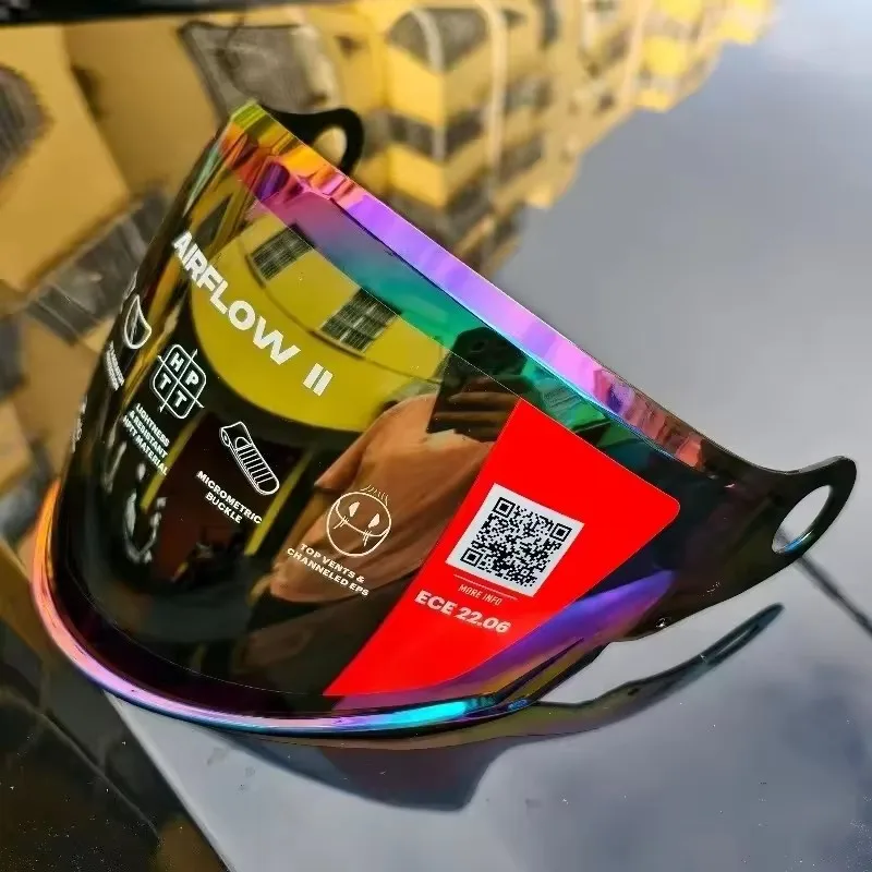 For LS2 OF616 AIRFLOW II Helmet Original Sun Visor Original Accessories Open Face Motobike Helmet Color Lens Viseira Capacete