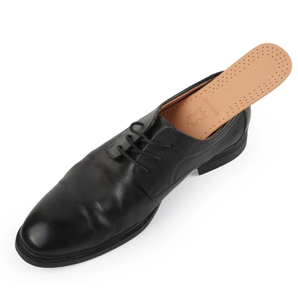 

Shock-absorbing Cowhide Insole Sports Insoles Mens Running Shoe Man Shoes