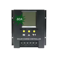 Pwm Solar Charger Controller 12v 24v 48v 80A 100A Auto Controller With LCD Display Used for PV Battery Solar System