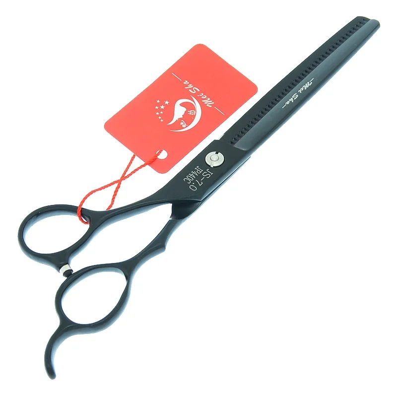 7,0" Friseurschere für Linkshänder, professionelle Haarschneideschere, Haarschere zum Ausdünnen und Stylen, A0184A – Detail 11