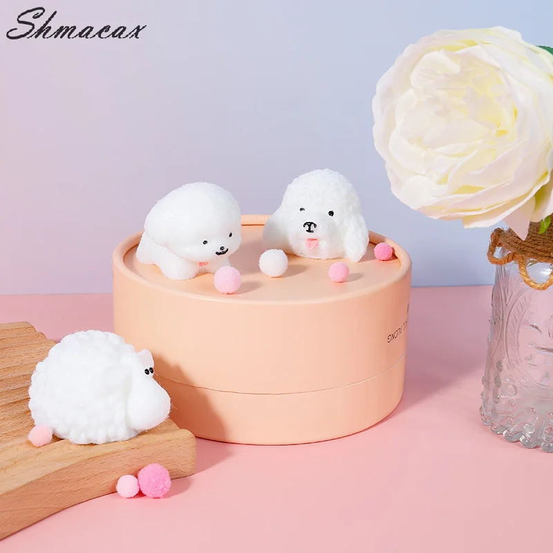 Cartoon Animal Squishy Soft Toy Mochi Toy Cute Dog giocattolo antistress a rimbalzo lento per regalo giocattolo antistress