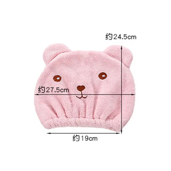 Animal Cartoon Hair Drying Cap Super Strong Hair Quick-drying Turban Cute Adult Thickening Absorbent Shower Cap S1032