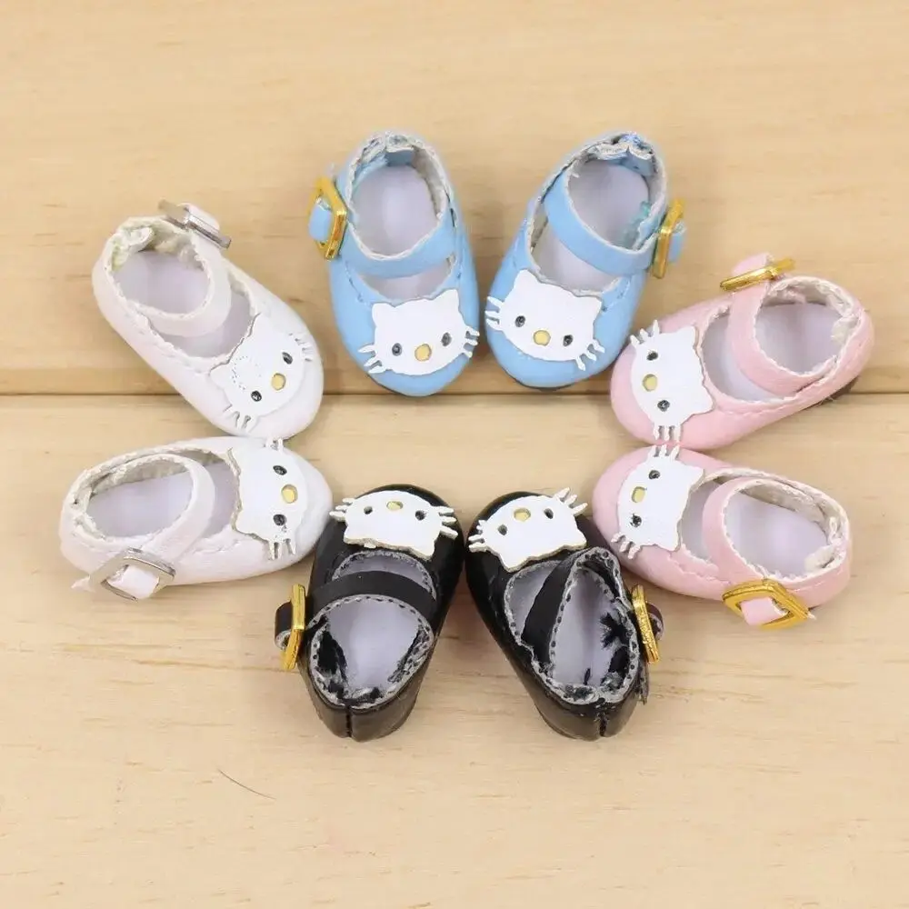 

ICY DBS Blyth Doll Joint Body Shoes Cat Bow 2.5cm Toy Shoes Anime Cute Shoes for Doll Girls