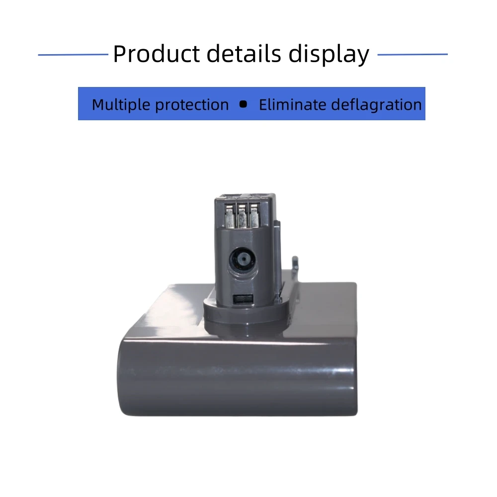 22,2 V 4800-12800mAh Li-Ion Vakuum Batterie für Dyson DC35, DC45 DC31, DC34, DC44, DC31 Tier, DC35 Tier, 917083-01