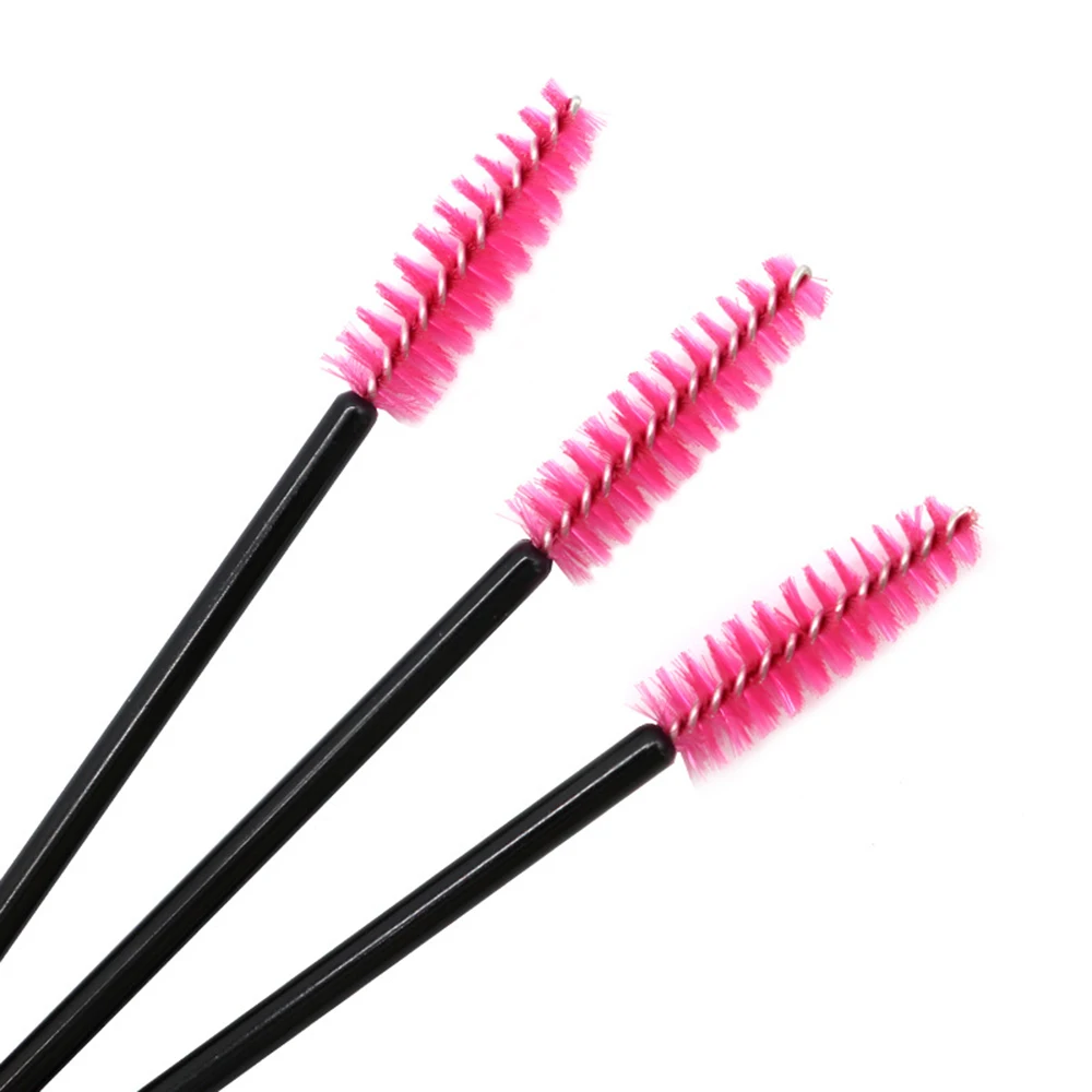 Manoplas de maquillaje para pestañas, perfectas para extensión de pestañas, cepillos de rímel desechables higiénicos para extensión de pestañas