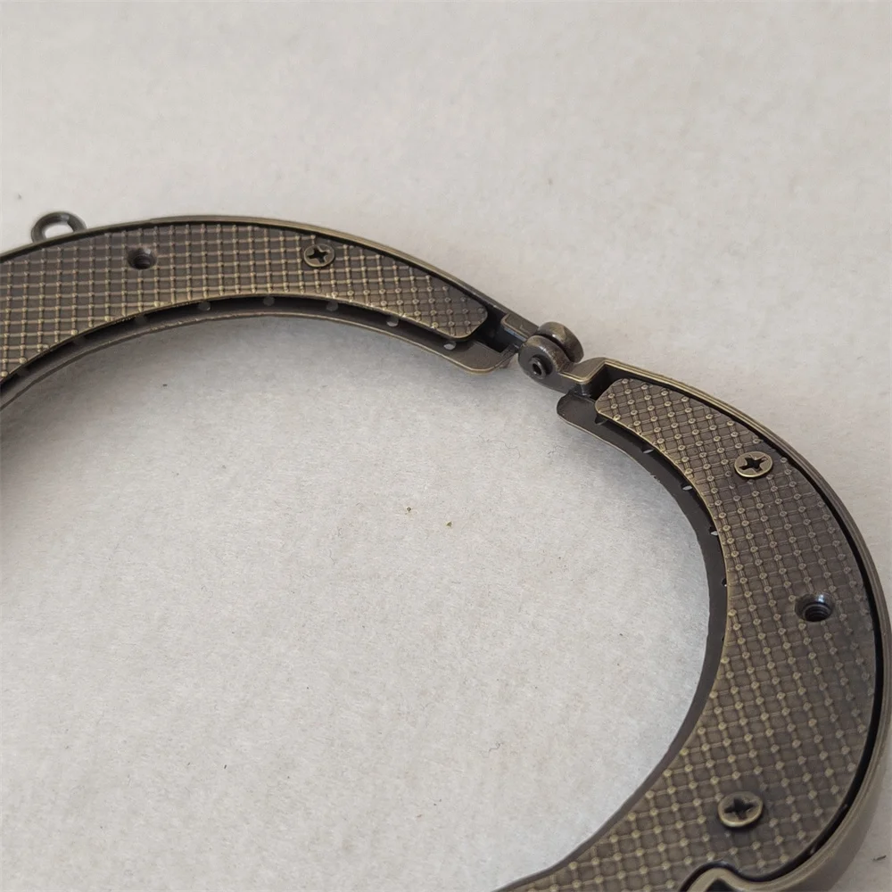 1-częściowy stop cynku 18X7 cm Kształt zwierzęcia Kreskówka Kryształ Antyczny mosiądz Śruby Metalowa torebka Uchwyt Obag Część Akcesoria Rama torby — zdjęcie 5