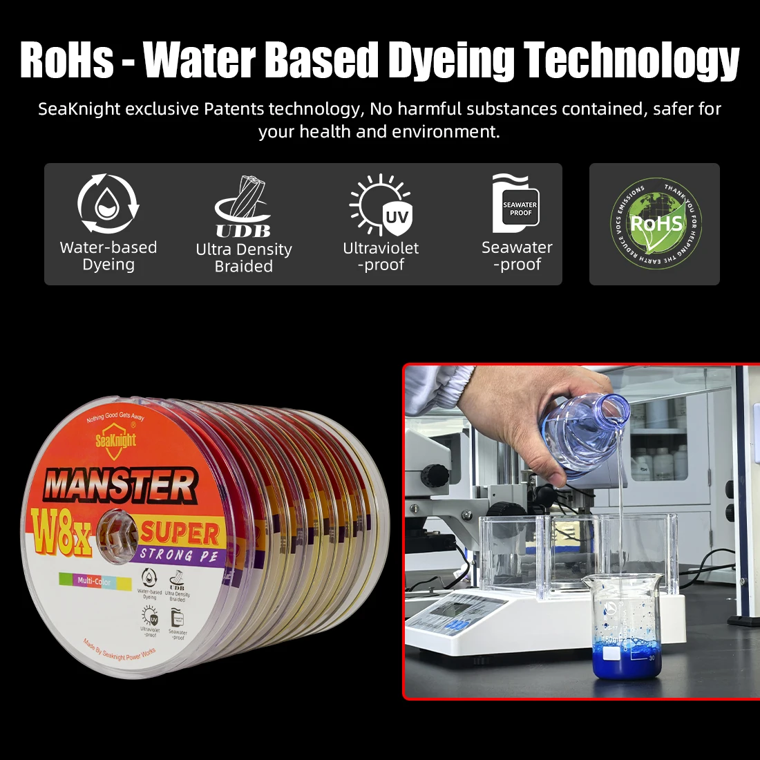 SeaKnight Brand X8 Sea Fishing SUPER STRONG PE 100M*10 SPOOLS Series Fishing Line Two-layer Coating anti-UV anti-saltwater