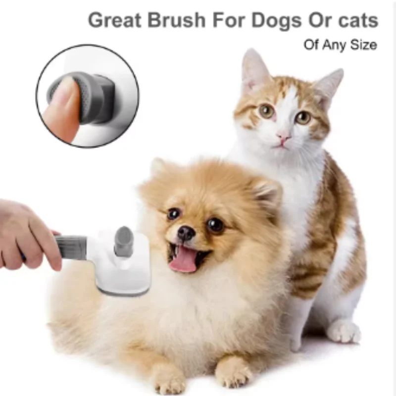 Pet Dog Brush Cat Comb Self Cleaning Pet Hair Remover Brush For Dogs Cats Grooming Tools Pets Dematting Comb Dogs Accessories, image 3