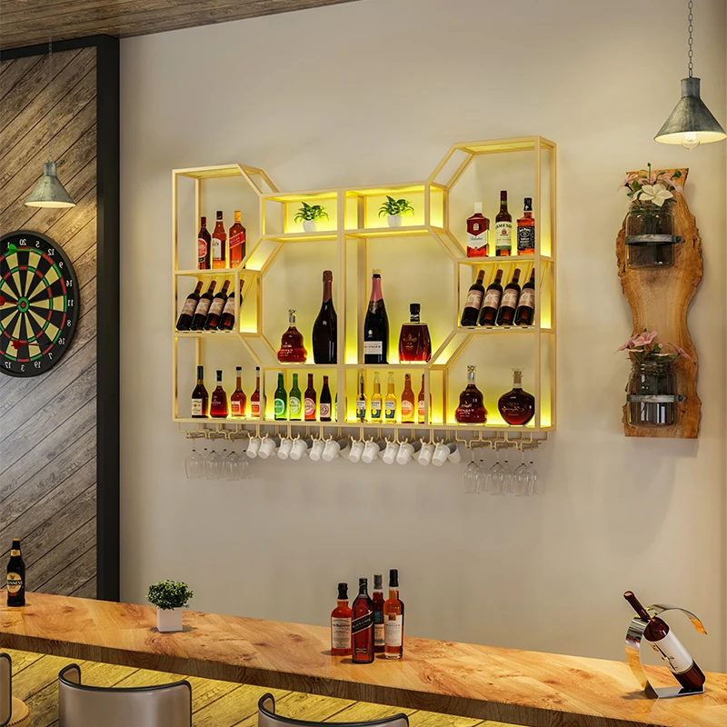 

Tall Cellar Display Cabinet Storage Drinks Nordic Shelf Alcohol Cabinet Wine Restaurant Cantina Vini Refrigerante Bar Furniture