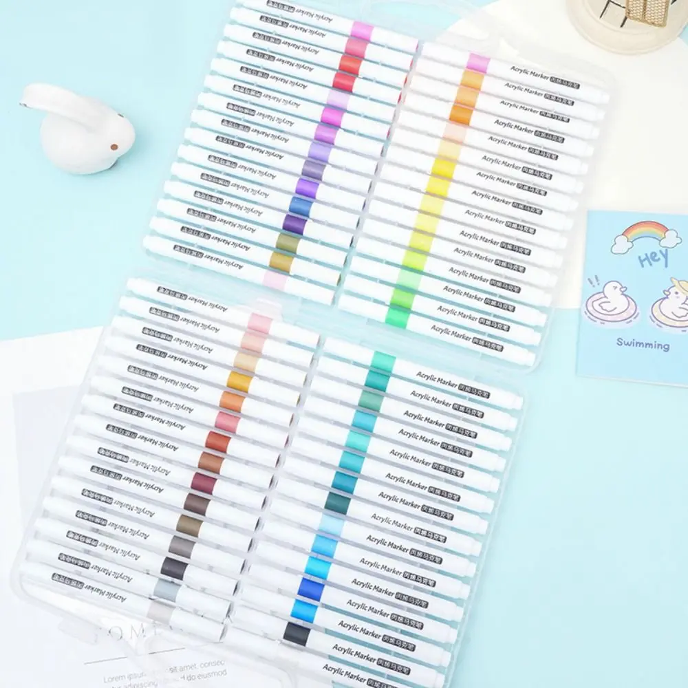 

Waterproof 12/24/36/48/60 Colors Acrylic Marker Painting Drawing Art Painting Markers Pens DIY Crafts Graffiti