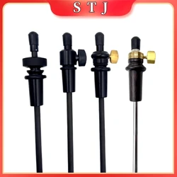 Scalable Carbon fiber  3/4-4/4 Double bass end tail Stretch Shrink Freely ebony Upright Bass endpin black hand shank tightening