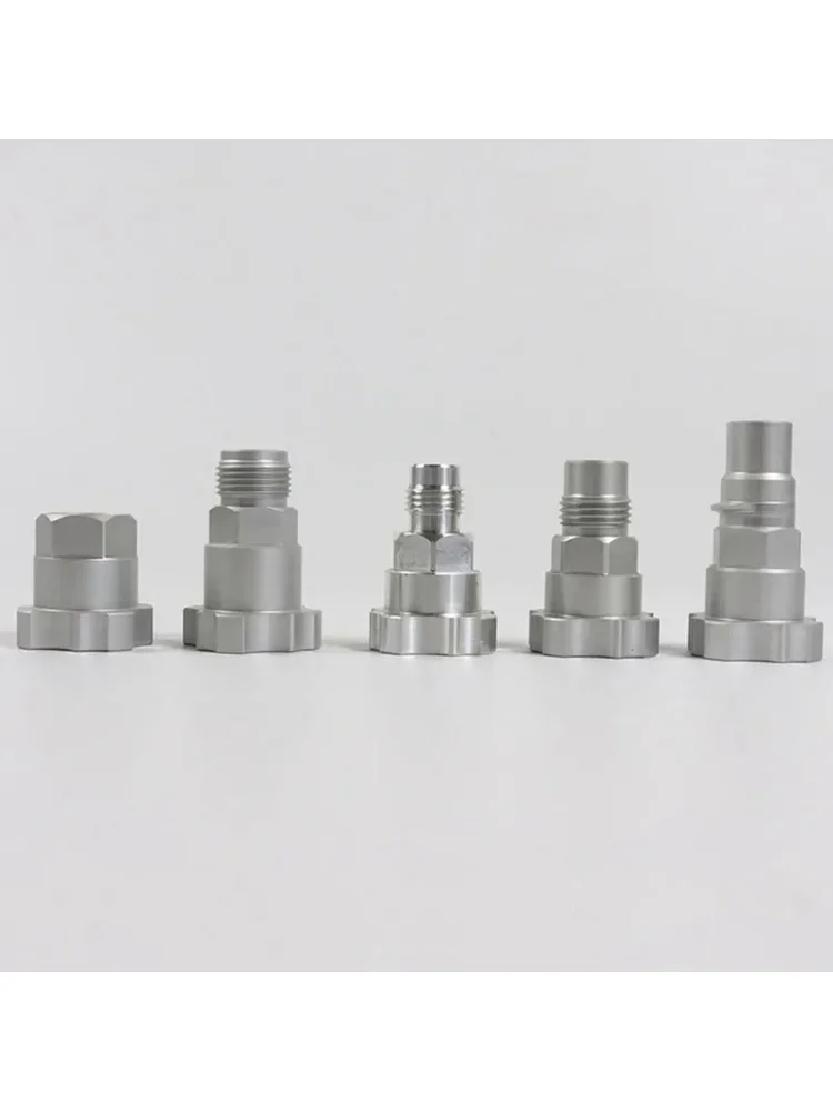 Aluminum Alloy Spray Gun Connector  Adapter Spray Gun Cup Adapter  Disposable Measuring Cup Suitable For SATA Devilbiss Iwata