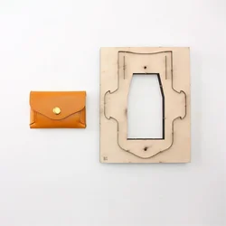 NUBECOM Handcraft DIY Leather Template Punching Mold Glasses Bag Card Holder Leather Die Japanese Blade Leather Embossing Tool
