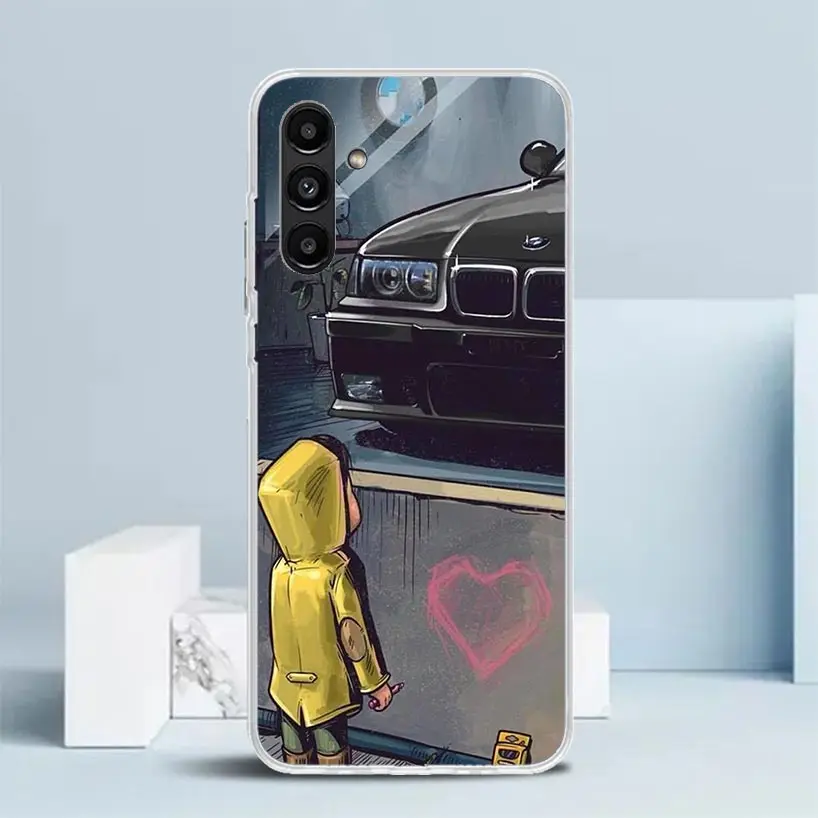 Boy See Sports Car Jdm Drift Phone Case For Samsung Galaxy A17 A37 A57 A16 A15 A14 A13 A56 A55 A54 A53 A36 A35 A34 A33 A26 A25 A
