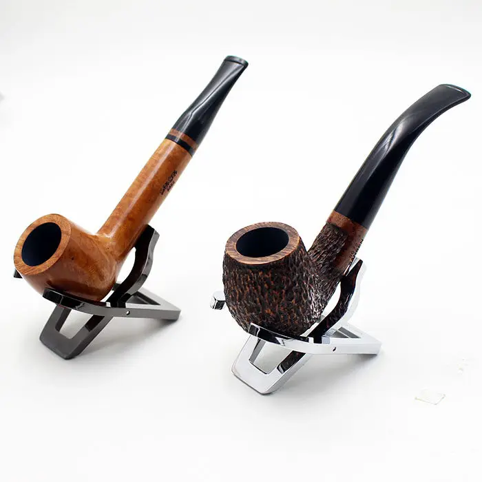 

Stainless Steel Smoking Pipe Holder Rack Portable Foldable Tobacco Smoking Pipe Display Stand Accessories