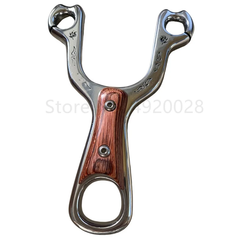 2024 Naked Bow Stainless Steel Slingshot Frame Handmade 304 Metal Does Not Rust Adult Toys Easy To Carry Metal Ornaments