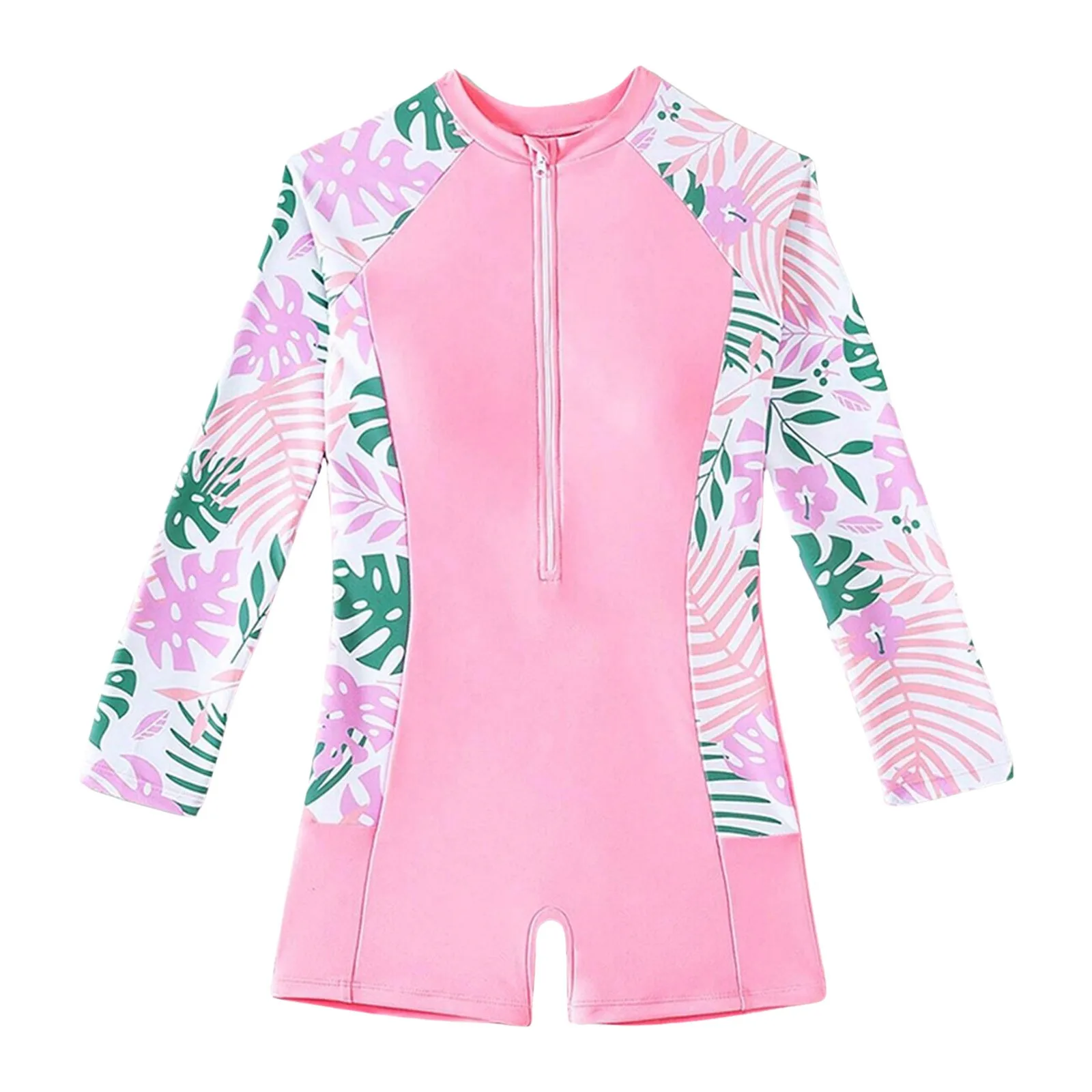 

Guard for Big Girls Girls Long Sleeve Rashguard Swimsuit Connection Swimwear Bathing Suit Kids Girls Swimming Suit
