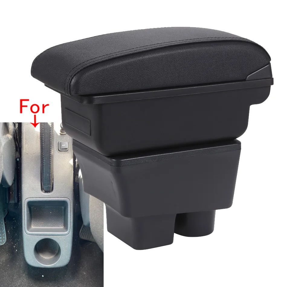 For Skoda FABIA Armrest For Skoda Fabia II 2008-2014 Car Armrest box Retrofit parts Storage Box Interior Parts Car Accessories