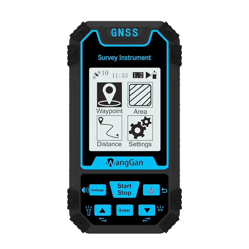 Professional Gps Survey Inclinação Distância Medidor Recarregável Gnss Surver Instrumento Medição de Área Montanha s8