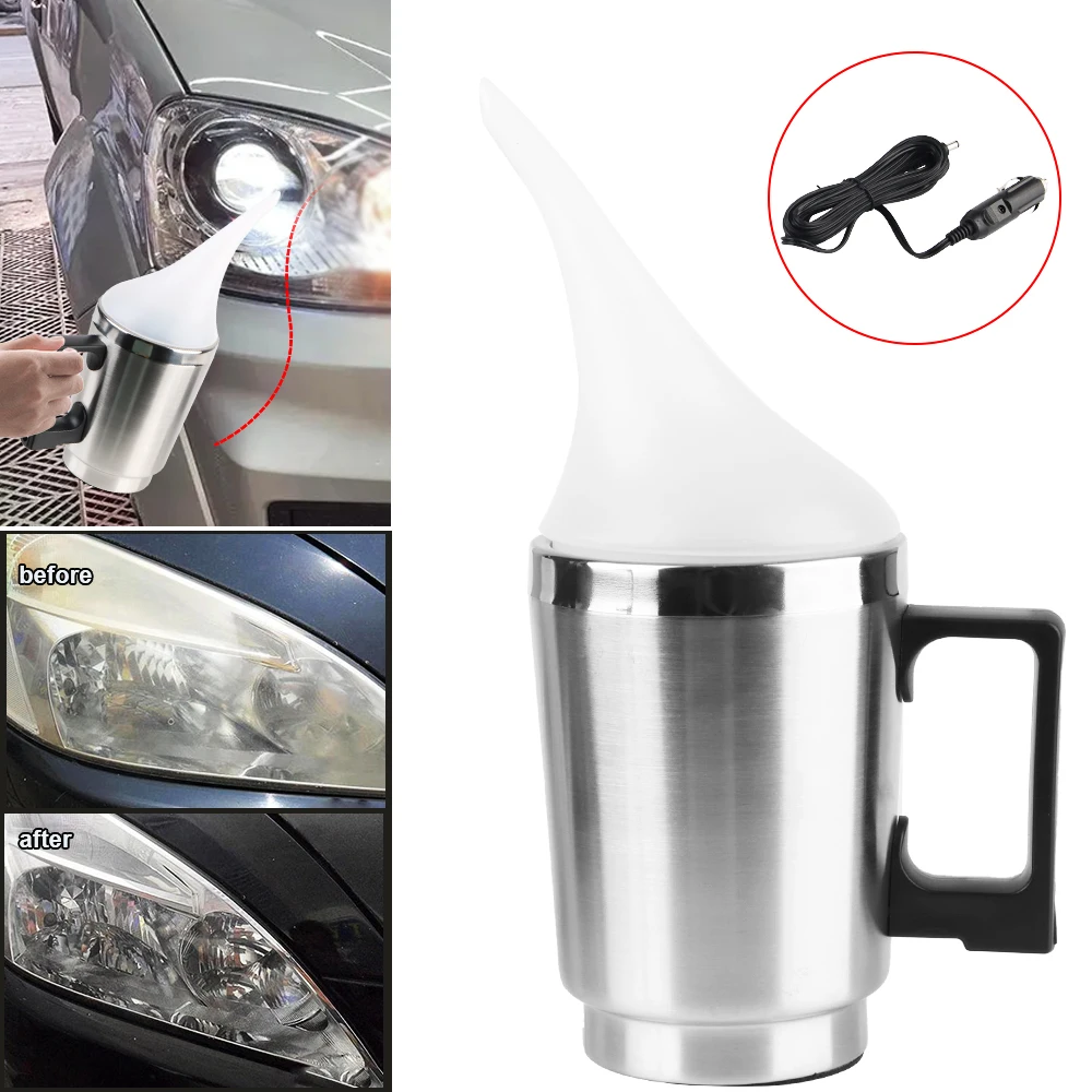 Car Headlight Lens Restoration Kit Polishing Cleaning Tools Light Headlights Taillights Motorcycle Lamp Repair The Atomizer Cup