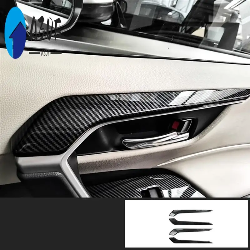 

A30F-For Toyota RAV4 2019-2023 RAV 4 XA50 Hybrid Stainless Steel Door Armrest Frame Trim Cover Trim Accessories