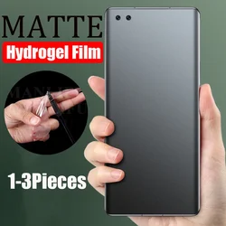 1-3PCS Matte Hydrogel Film For Samsung Galaxy A54 A51 A52 A70 A71 A72 TPU Screen Protector S21 Ultra S20 S10 S9 S8 Plus S7 Edge