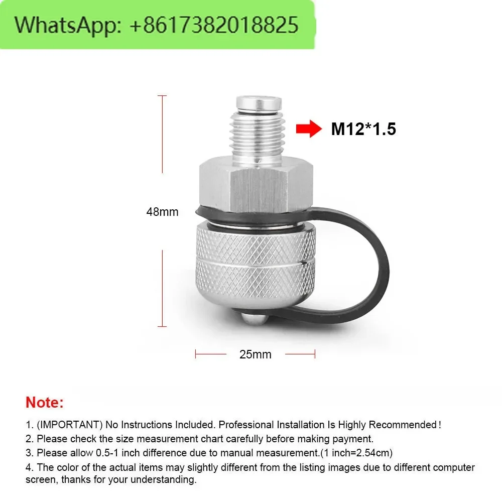 

Car modification quick twist oil drain valve, stainless steel oil pan oil drain valve M12 * 1.25 M14 * 1.5