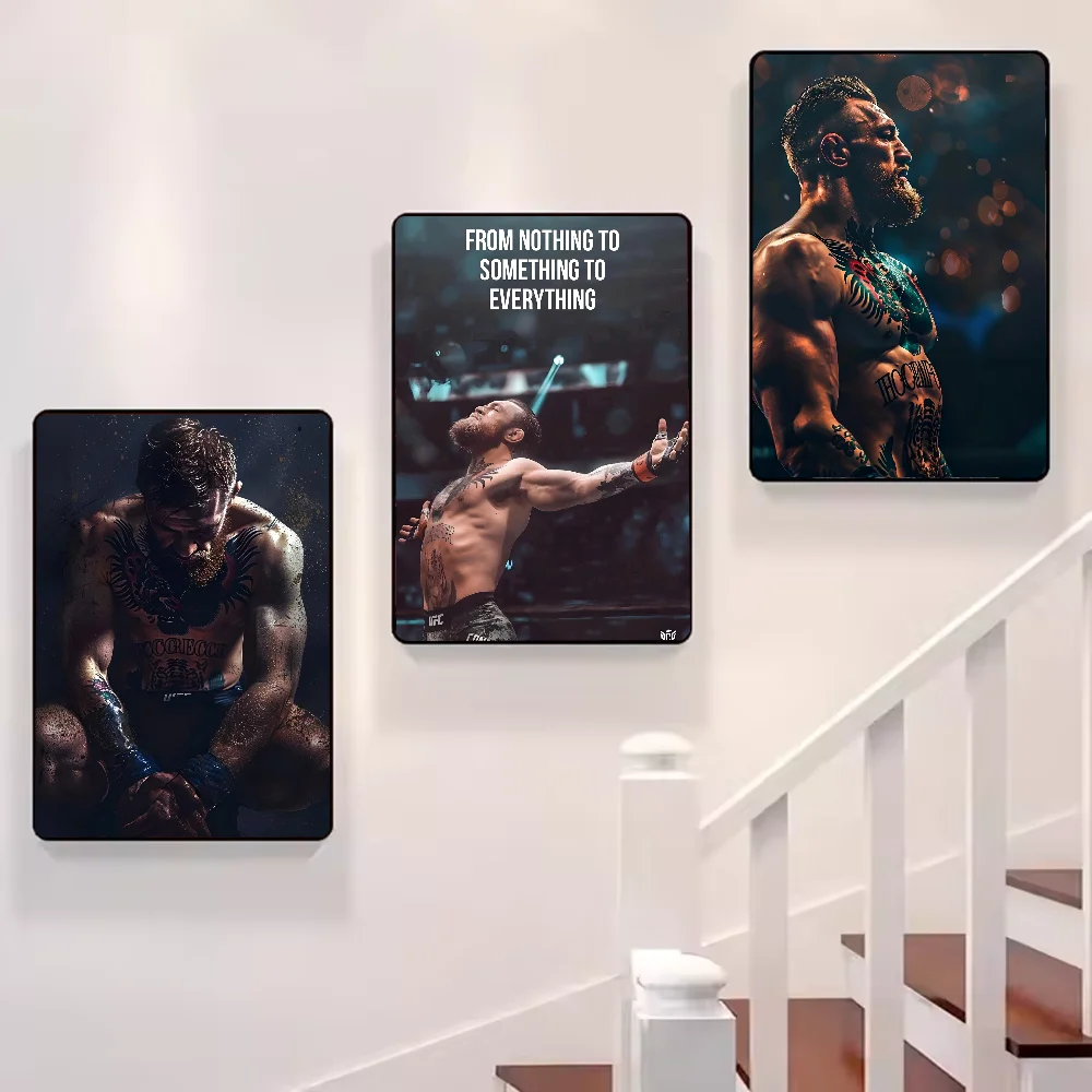 U-UFC boxer C-conor m-mcgregor Poster HD art sticky wall waterproof home living room bedroom bar aesthetic decoration