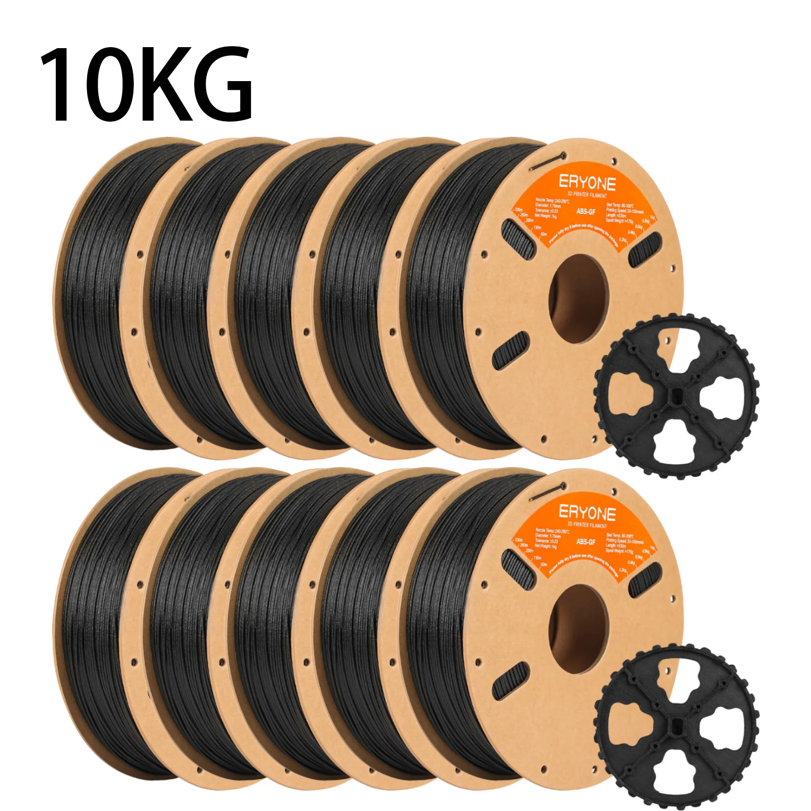 

ERYONE 10KG ABS Fiber Reinforced Filament 1.75mm, Carbon & Glass Fiber 3D Printer Filament, High Strength Wholesale