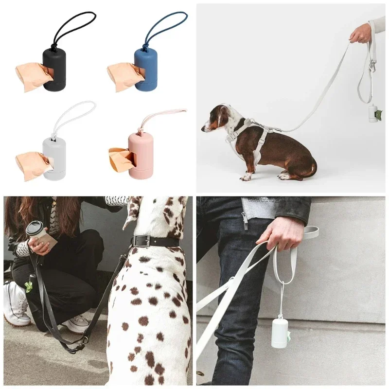 Dog Waste Bags Holder Dog Poop Bag Dispenser Excrement Pet Trash Bag Dispenser