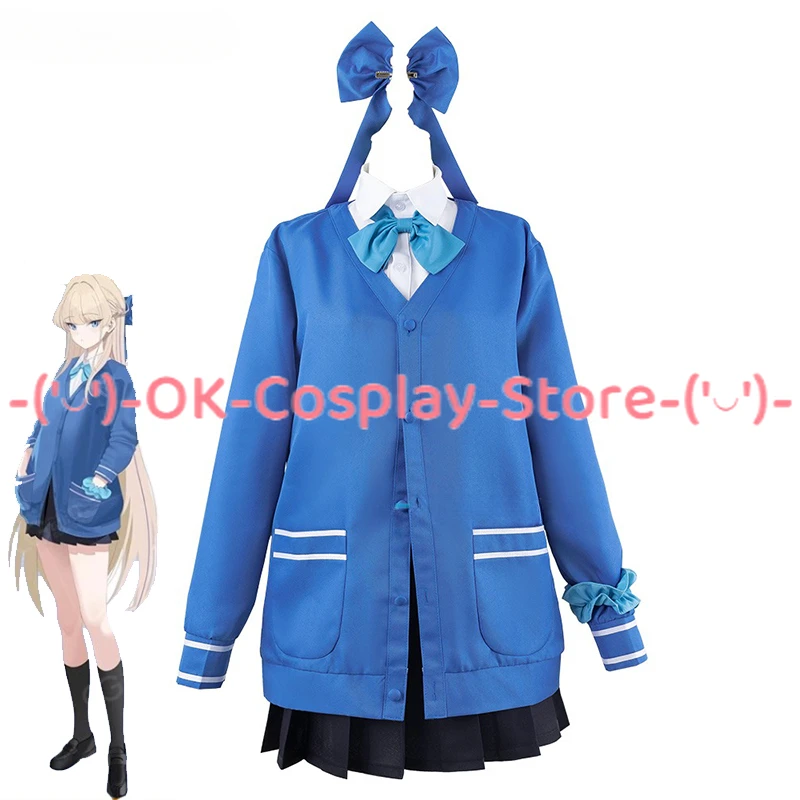 Asuma Toki Cosplay Costume Game Blue Archive Cosplay Dress Sailor Suit Halloween Party Uniforms Anime Clothing Custom Made