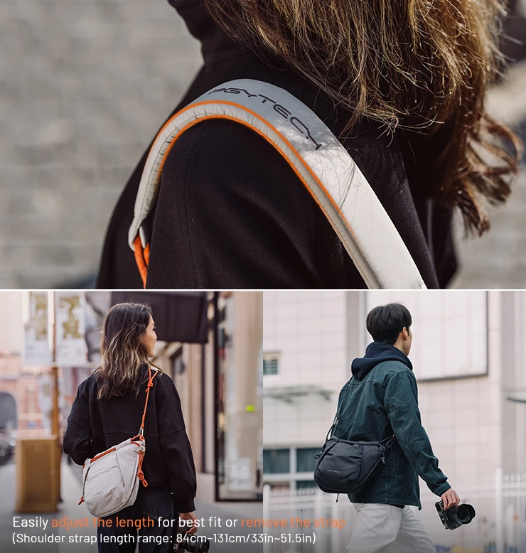 PGYTECH OneGo Seil Strap Bag Micro Umhängetasche Einzelne Schulter Fotografie Tasche Innentasche Geeignet für Sony Canon Kamera Tasche – Detail 12