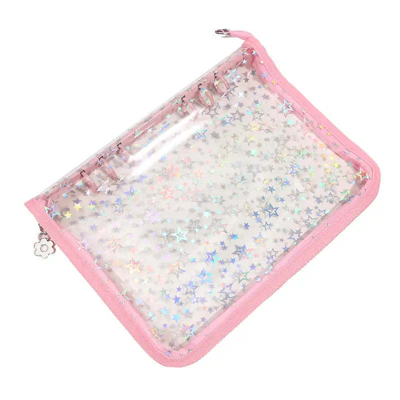 Aufkleber-Organizer-Ordner A5 Aufkleber-Sammelalbum Wiederverwendbare Aufkleber-Taschen und Transparente Wasserdichte Reißverschluss-Aufbewahrungshüllen – Detail 36