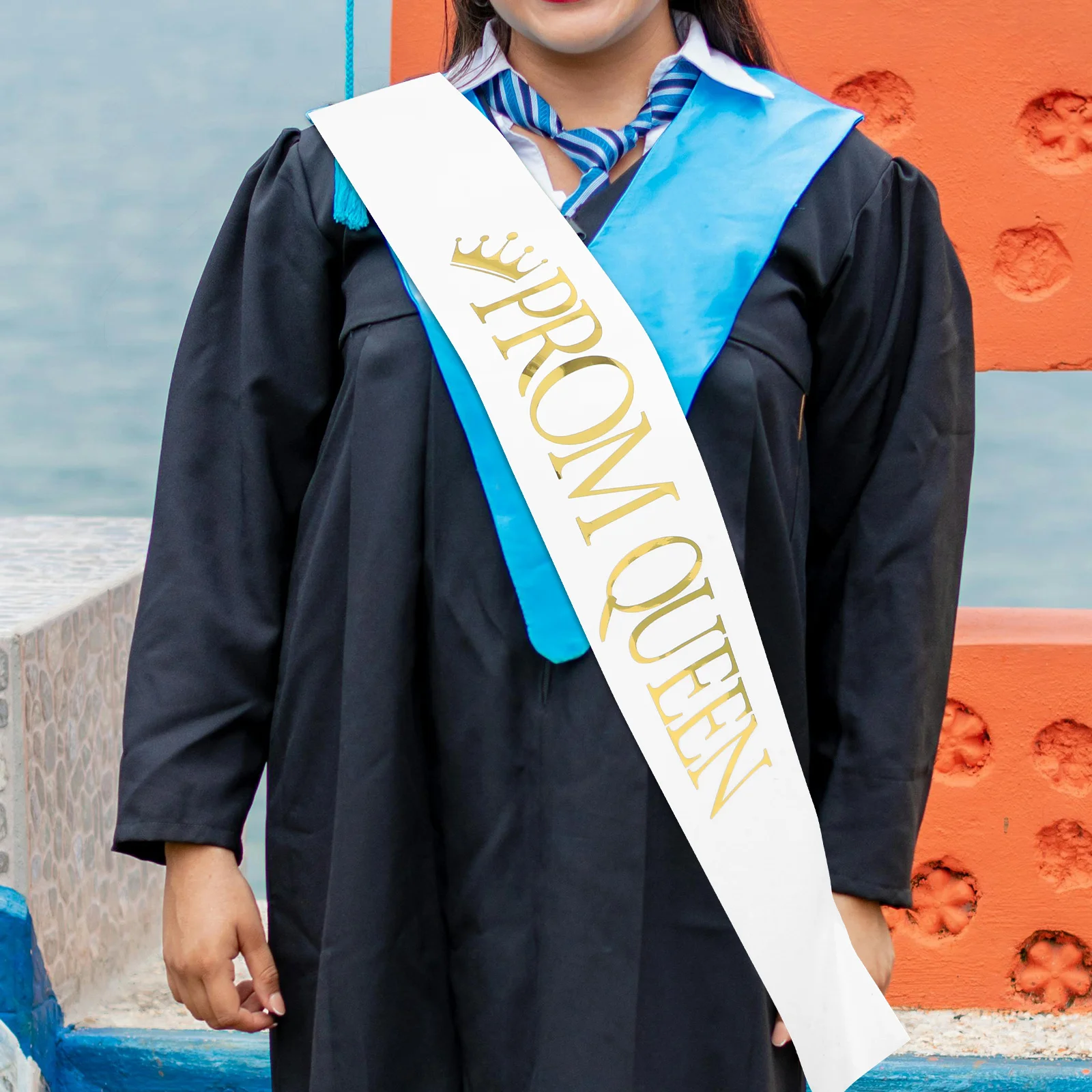 2pcs Sashes Graduation Shoulder Strap For Graduate Party Props Cosplay Decorations Prom Sash Graduation Accessories