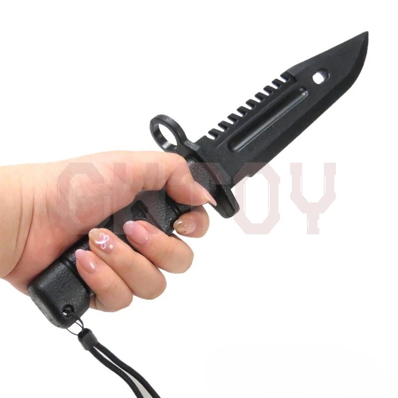 High-Hardness Plastic Knife Martial Props Performance Combat Training Toy Knife Weapons Collection Birthday Gift for Boys
