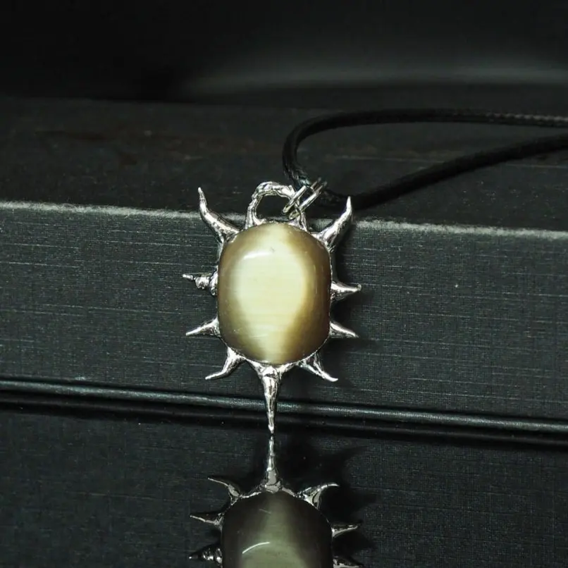 1-pcs-forma-livre-espinhos-espetados-bolha-garra-garras-organicas-soldadas-colar-artesanal-brutalista-y2k-joias-de-vidro-banhado-a-prata