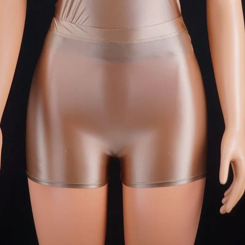 Ropa interior transparente sin costuras para mujer, pantalones cortos, calzoncillos elásticos, calzoncillos tipo bóxer para hombre