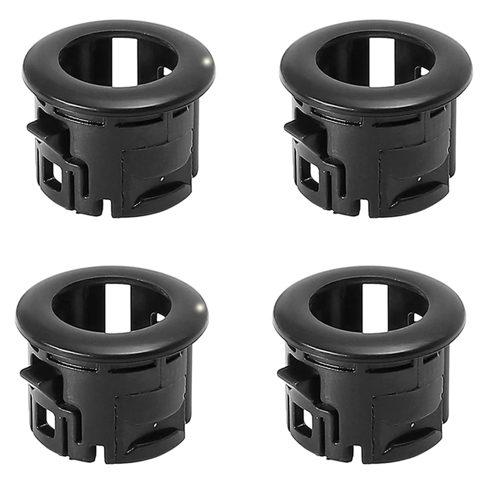 Car Bumper Parking Assist Sensor Retainer Holder Bracket 89348-33010 for 4Runner ES350 HS250H,4Pcs Black