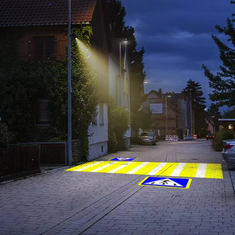 LED 150W 240W 320W Customized Projection Safety Warning Signs Lighting Indoor Outdoor  Projector Light