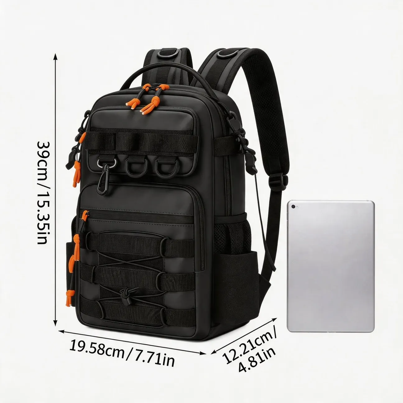 Multifunctional Lure Backpack Crossbody Bag Storage Multi Pocket