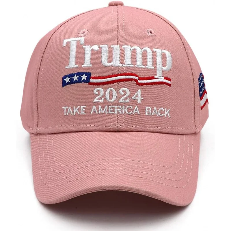 Trump Embroidered Hat Bring Back American Slogan Men's and Women's Adjustable Baseball Hats